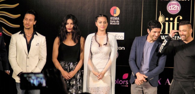 Salman Khan, Farhan Akhtar, Sonakshi Sinha, Priyanka Chopra, Tiger Shroff at IIFA 2016 Madrid Jnewsnetwork